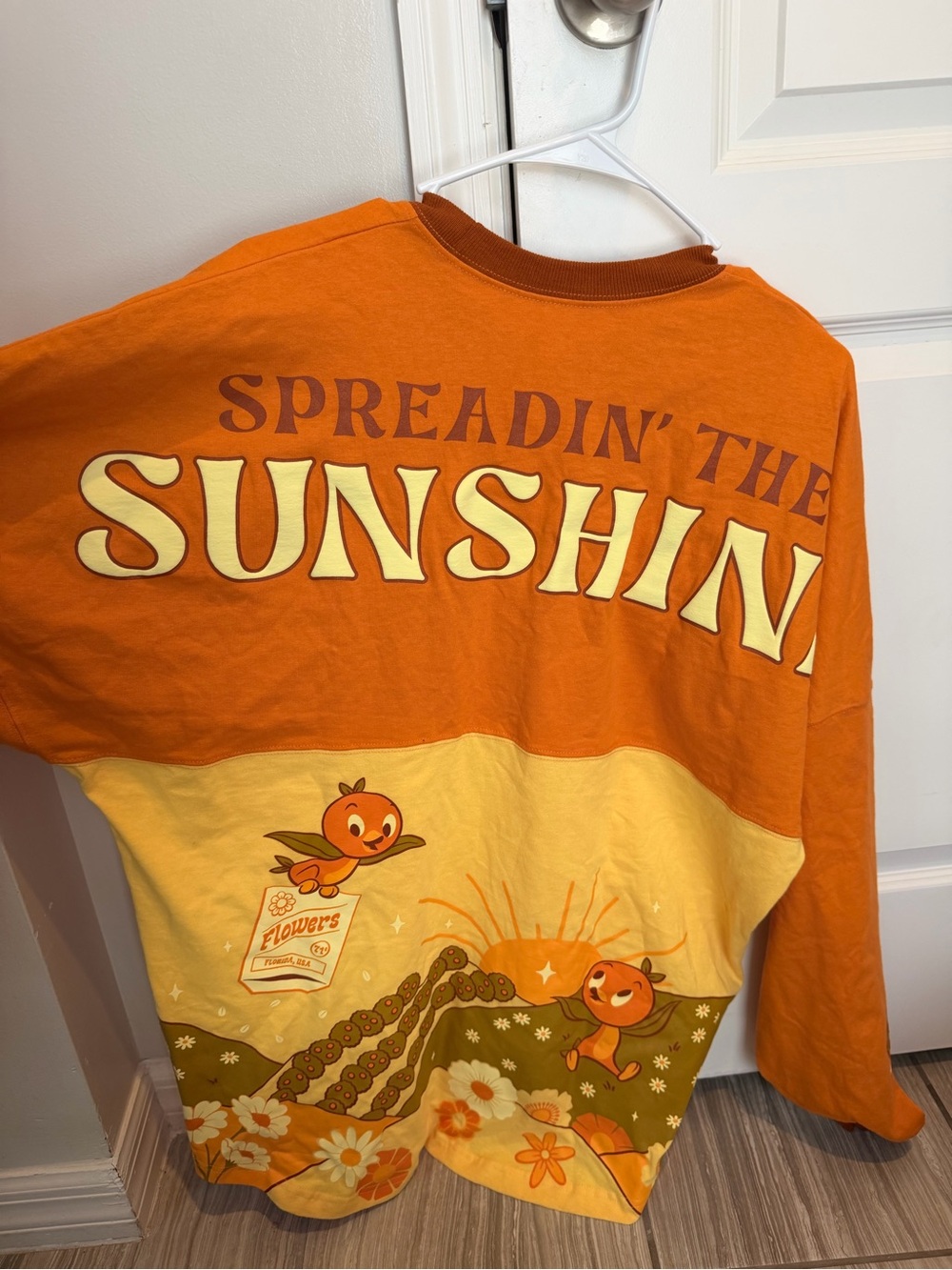 DISNEY Spreadin' the Sunshine Orange Long-Sleeve Top